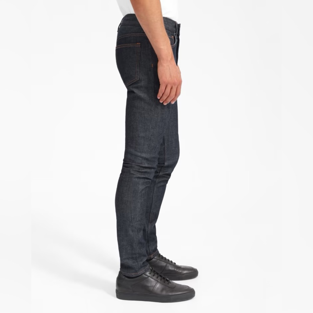 EVERLANE Men’s Dark Denim Blue Skinny Jeans 32 waist 32 length - Picture 3 of 10